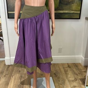 4/$20 Vintage N.R.1 by Ned Gould faux wrap skirt